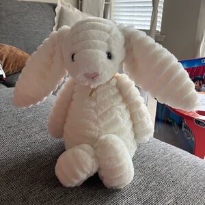 Plush White Bunny Toy